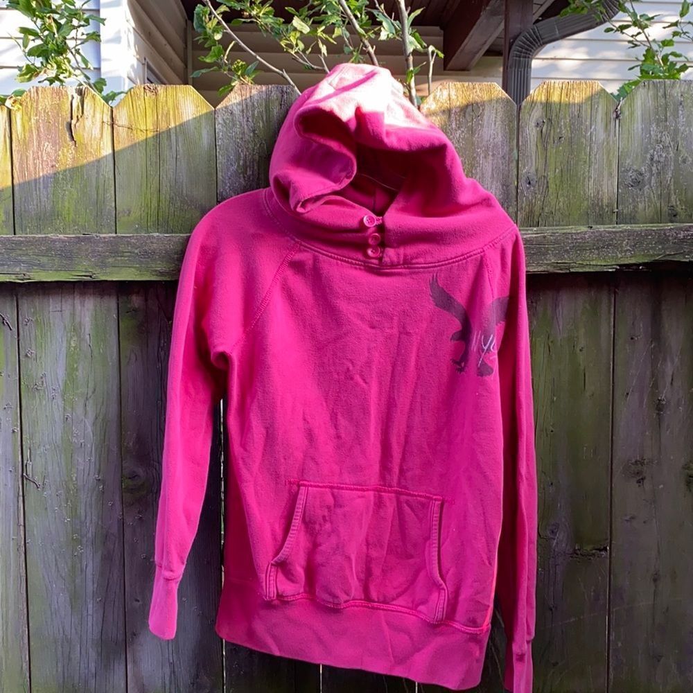 American EagleāOutfitters pink hoodie sz. S